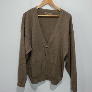 Vintage Portland Sweater Co by Jantzen men’s size medium cardigan grandpa style